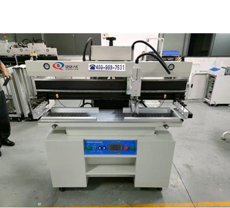 1.2米LED燈條半自動(dòng)錫膏印刷機(jī)(圖1) 1.2米LED燈條半自動(dòng)錫膏印刷機(jī)(圖1)